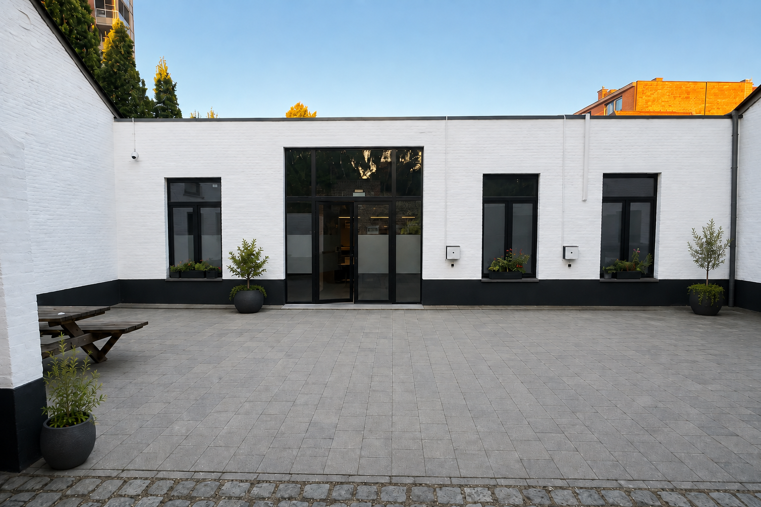 OneBonsai courtyard entrance, Verbrande Poort 8, Leuven